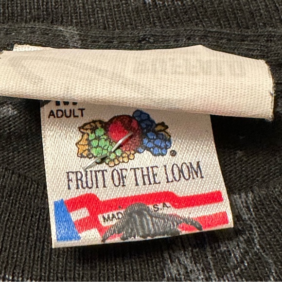 Vintage Western AOP Single Stitch Tee Shirt. Cowboy. Country. Retro. Rare - Picture 8 of 8